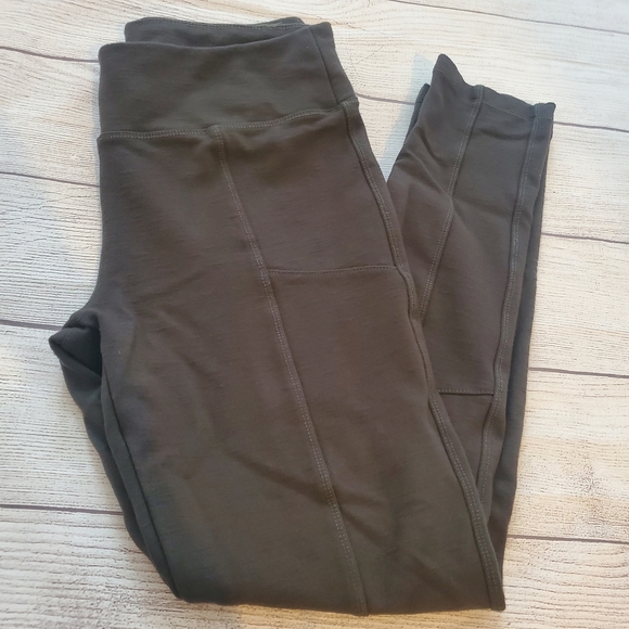 Mudd flex stretch leggings. Size medium juniors Dark grey. - Picture 1 of 13